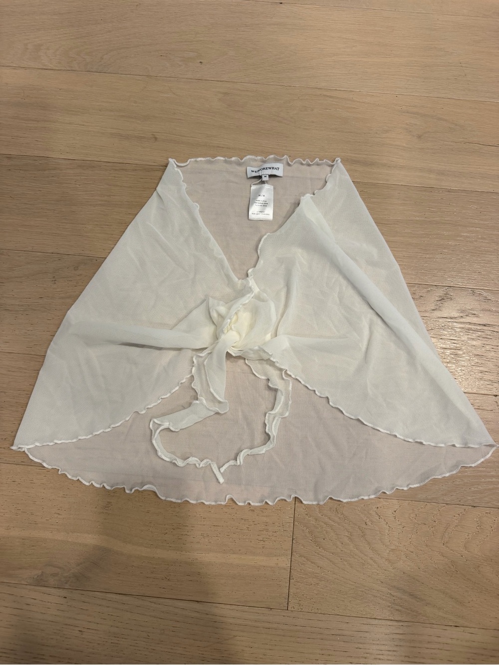 WeWoreWhat White Sarong